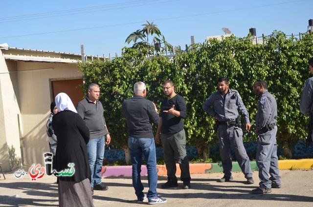 كفرقاسم : قائد شرطة كفرقاسم الجديد انار يوسف  في لفته طيبة لمدرستي الجنان والزهراء